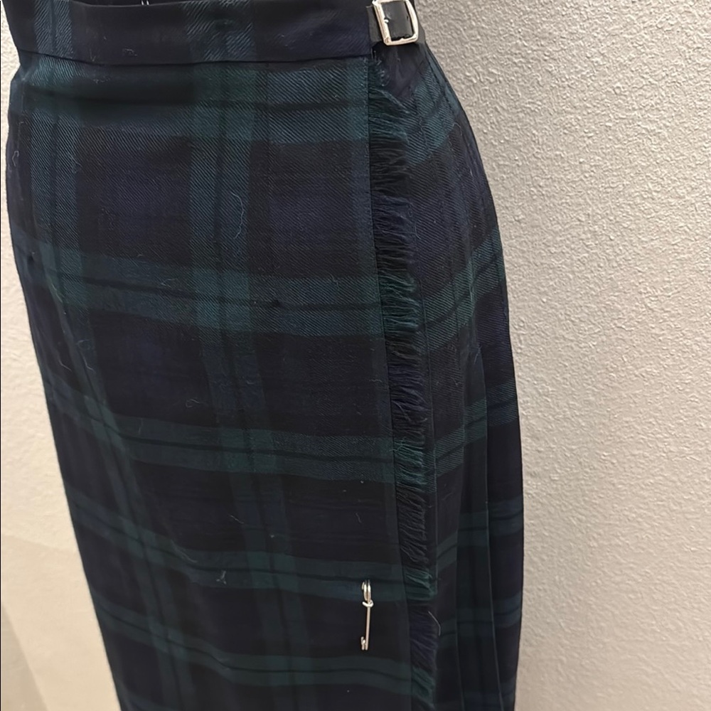 Plaid Tartan Wrap Skirt - Picture 5 of 11
